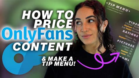 how to add tips on onlyfans|How to Make Your Perfect OnlyFans Tip Menu